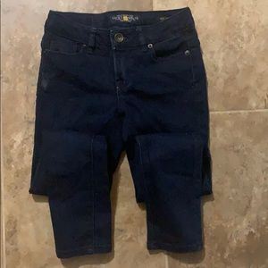 Size 7 Lucky Brand dark blue jeggings